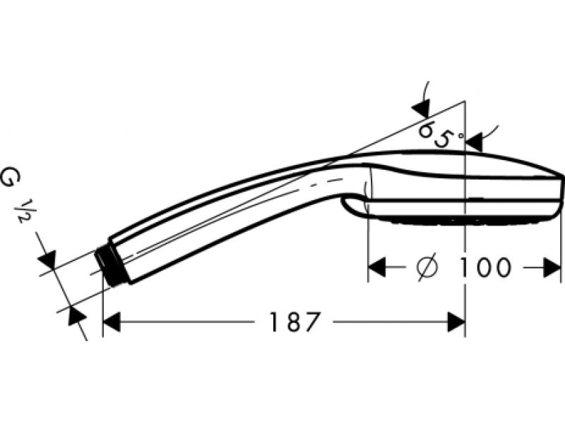 Купить Душевой гарнитур Hansgrohe Croma 100 Multi/PorterS 27595000