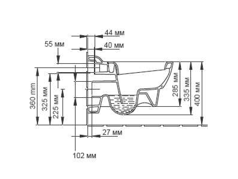 Купить Подвесной унитаз Jacob Delafon Ove E1585-00 в комплекте с сиденьем E70005 SoftClose