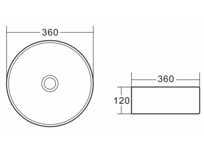 Купить Раковина BelBagno BB1357 накладная 36 х 36 х 12 см