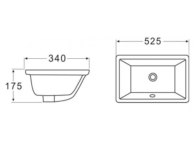 Купить Раковина Belbagno 52 х 34 см, встраиваемая снизу, белый, BB1009