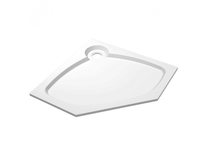 Купить Поддон литой Cezares TRAY-S-P-90-56-W, белый, из искусственного камня