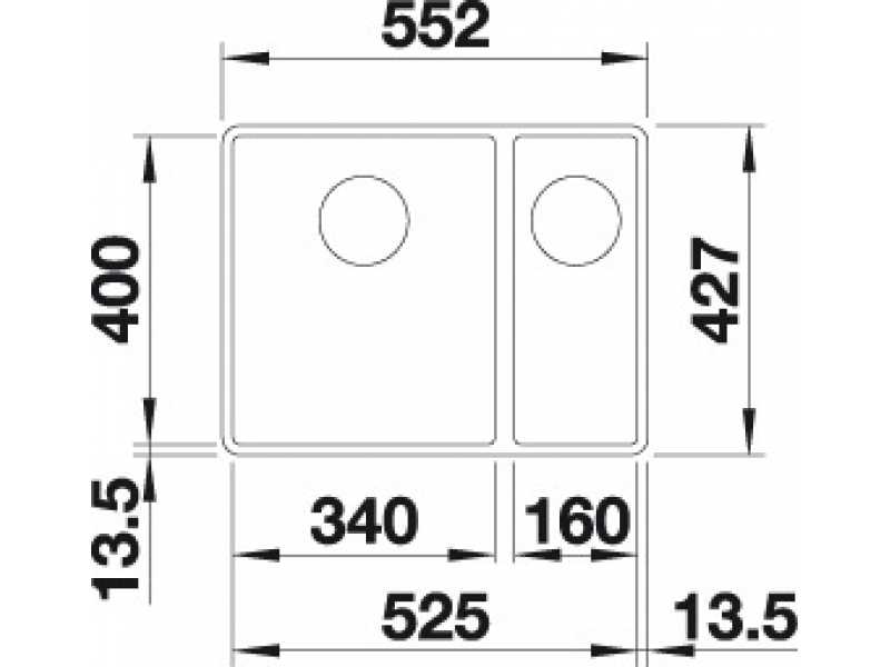 Купить Мойка Blanco Subline 340/160-F 519807 кофе