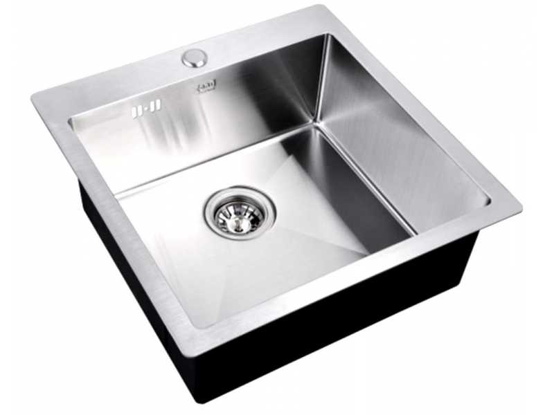 Купить Мойка Zorg Inox R 5151, 51 х 51 см, брашированная матовая нержавеющая сталь