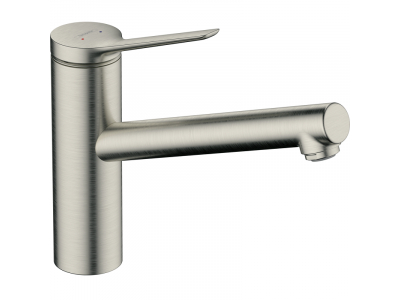 Смеситель Hansgrohe Zesis M33 для кухонной мойки, сталь, 74802800