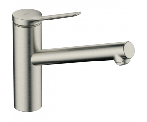 Смеситель Hansgrohe Zesis M33 для кухонной мойки, сталь, 74802800