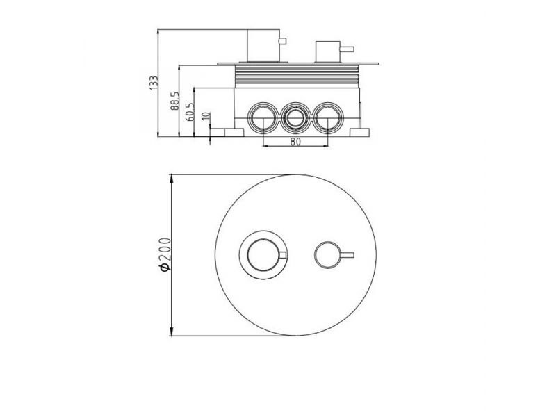 Купить Смеситель Gllon GL-CM-R-2-T