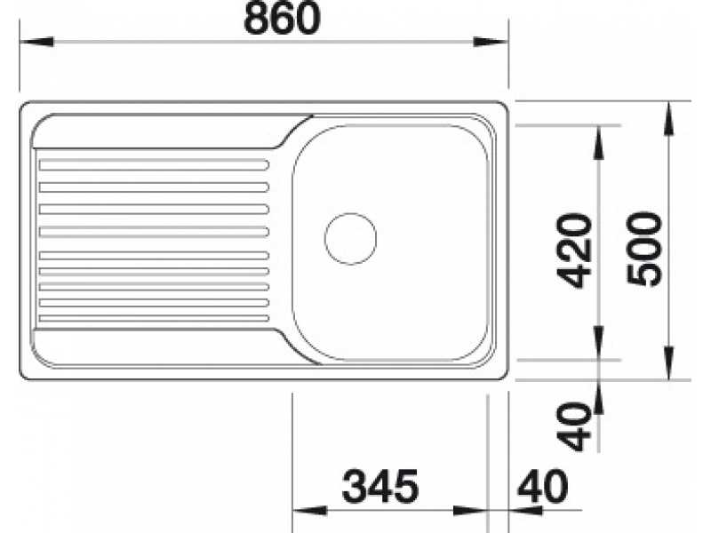 Купить Мойка Blanco Tipo 45 S 511942