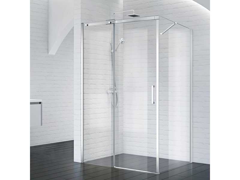 Купить Душевой уголок BelBagno Acqua A-1-100-C-Cr, 100 х 100 х 195 см, профиль хром, стекло прозрачное