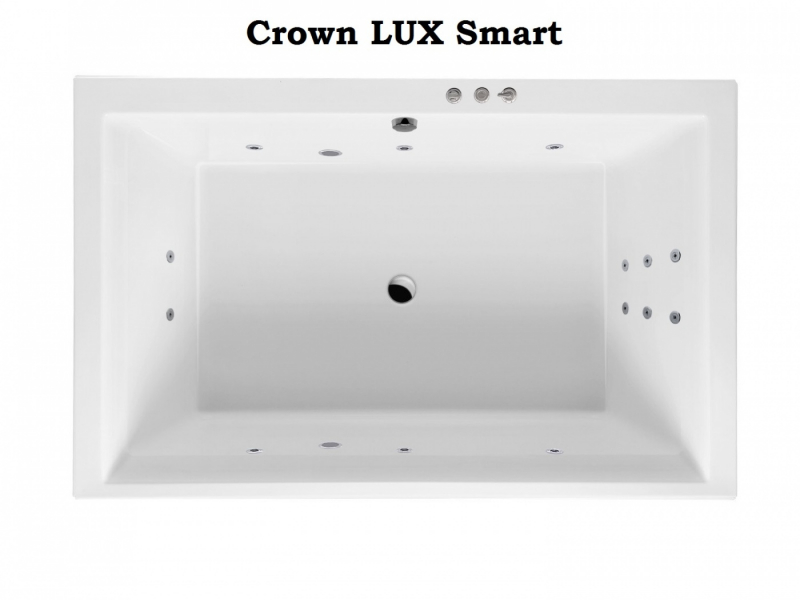 Купить Ванна акриловая Excellent Crown Lux 190 х 120 см