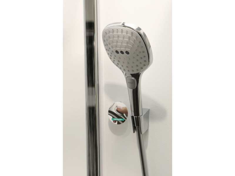 Купить Душевая система Hansgrohe Raindance Select E Showerpipe 300 2 jet 27126400 с кнопками управления, белый/хром