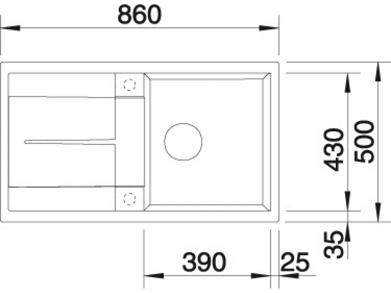 Купить Мойка Blanco Metra 5 S 513044, антрацит