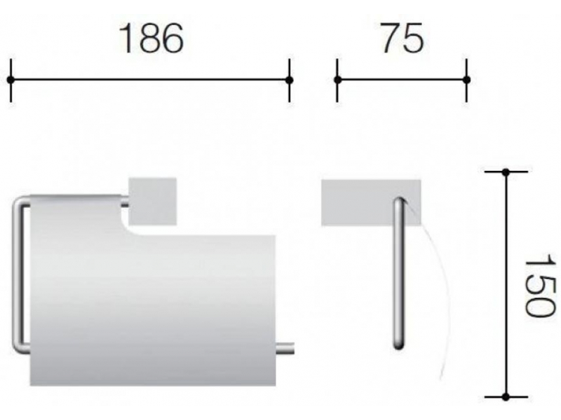 Купить Бумагодержатель Schein Durer 266B2