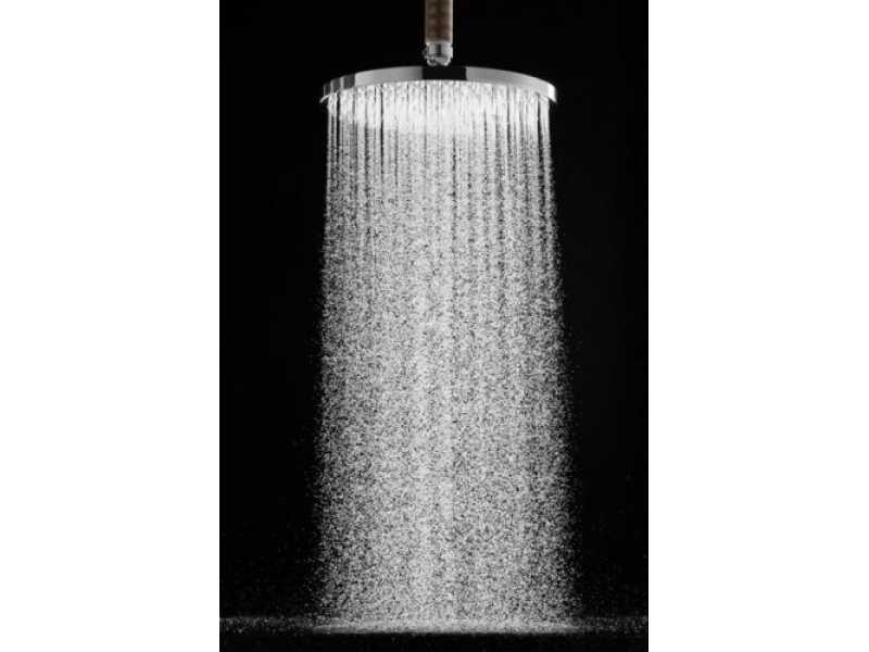 Купить Верхний душ Hansgrohe Raindance PowderRain 27607000, 24х24 см, 1 режим струи, с держателем