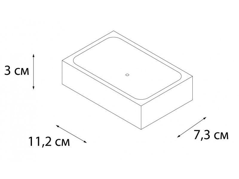 Купить Мыльница Fixsen Punto серый, FX-200-4