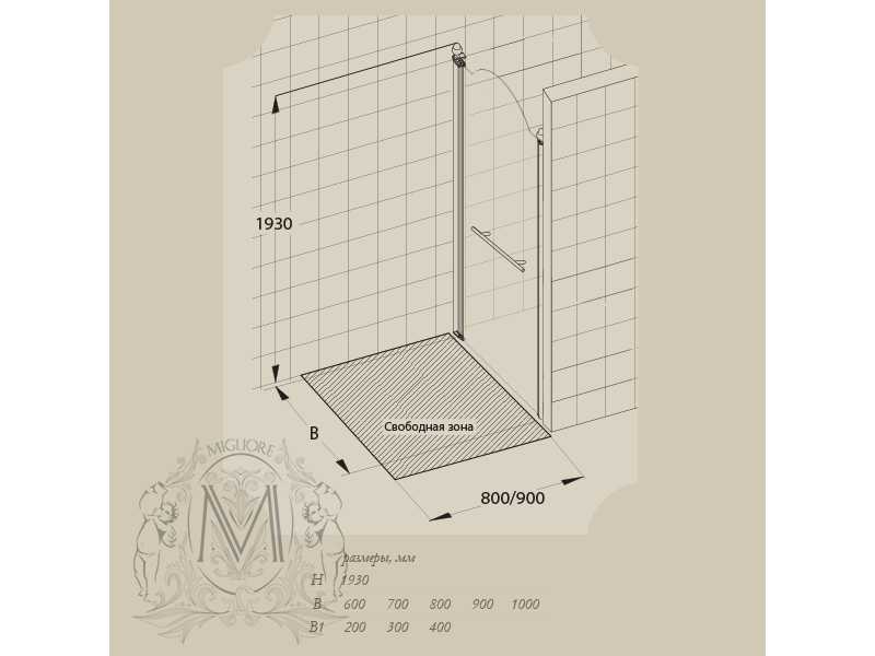 Купить Душевая дверь Migliore Diadema ML.DDM-22.58.ST