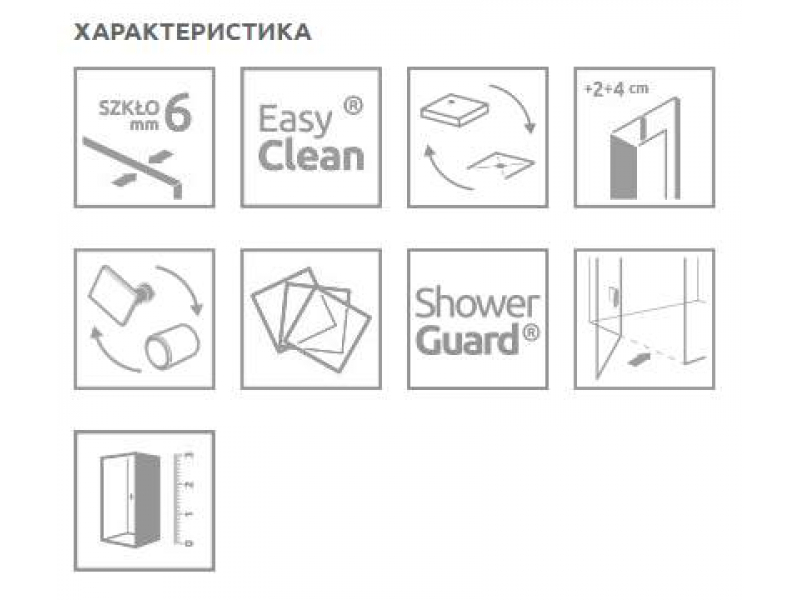 Купить Душевая дверь в нишу Radaway EOS II DWS 130 3799455-01L/R