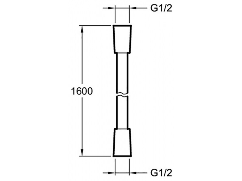 Купить Шланг для душа Jacob Delafon Aparu E75206-TT, 160 см, титан