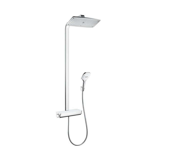 Купить Душевая система Hansgrohe Raindance E Showerpipe 360 1jet 27112400, белый/хром