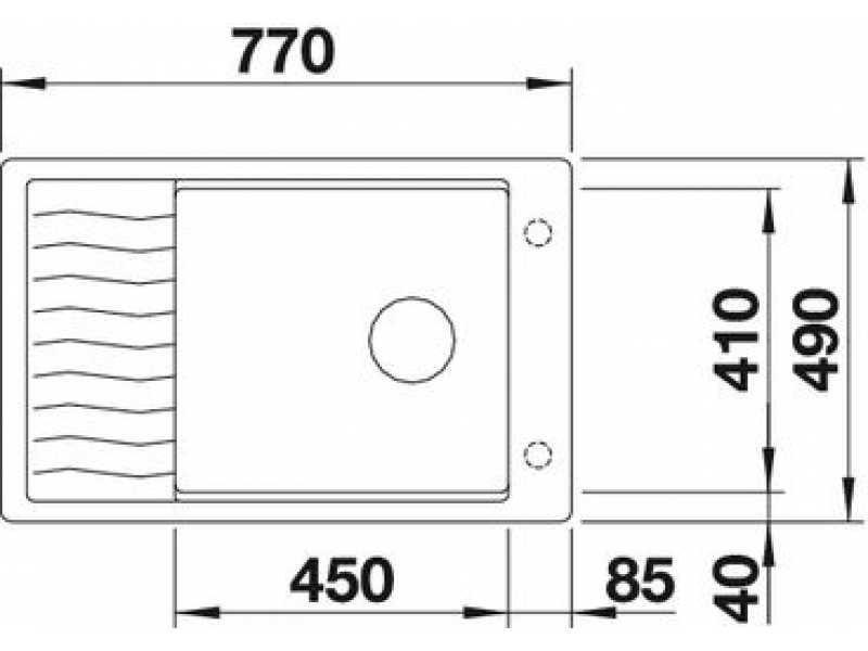 Купить Мойка Blanco Elon XL 6 S-F 524859, кофе, с клапаном-автоматом