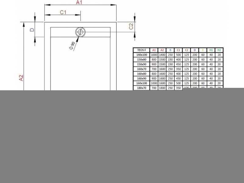 Купить Поддон для душа Radaway Teos F, 180 x 100 см, прямоугольный, HTF180100-74