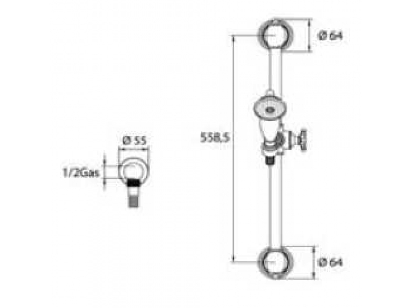 Купить Душевой гарнитур Bandini Antico 688820JJ06, медь