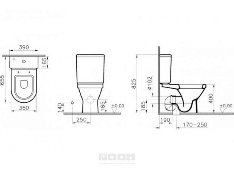 Купить Напольный унитаз Vitra S50 5332B003-0585