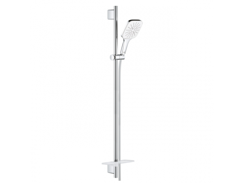 Купить Душевой гарнитур Grohe Rainshower SmartActive 130 Cube, 26587LS0, белая луна