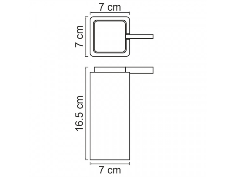 Купить Дозатор для жидкого мыла WasserKRAFT K-9699, 235 ml