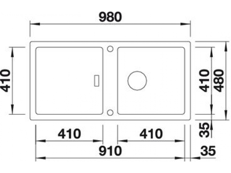 Купить Мойка Blanco ADON XL 6 S 525348, темная скала