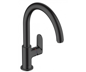 Смеситель Hansgrohe Vernis Blend M35 для кухонной мойки, матовый черный, 71870670