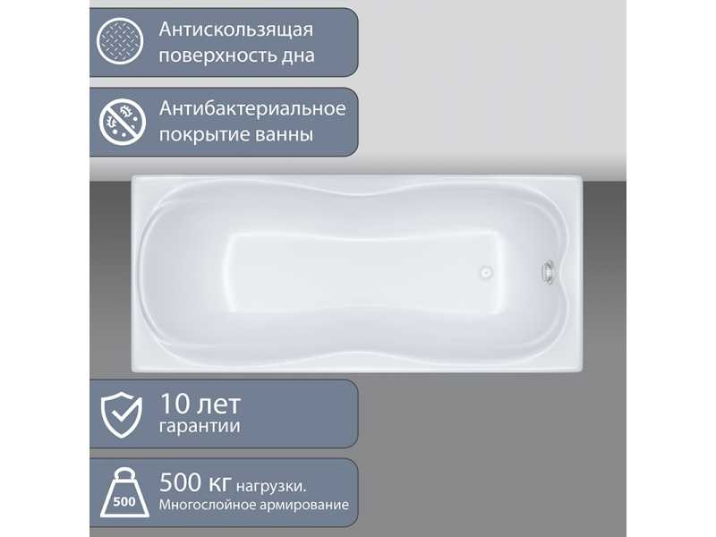 Купить Акриловая ванна Triton Эмма New 170 х 70 см