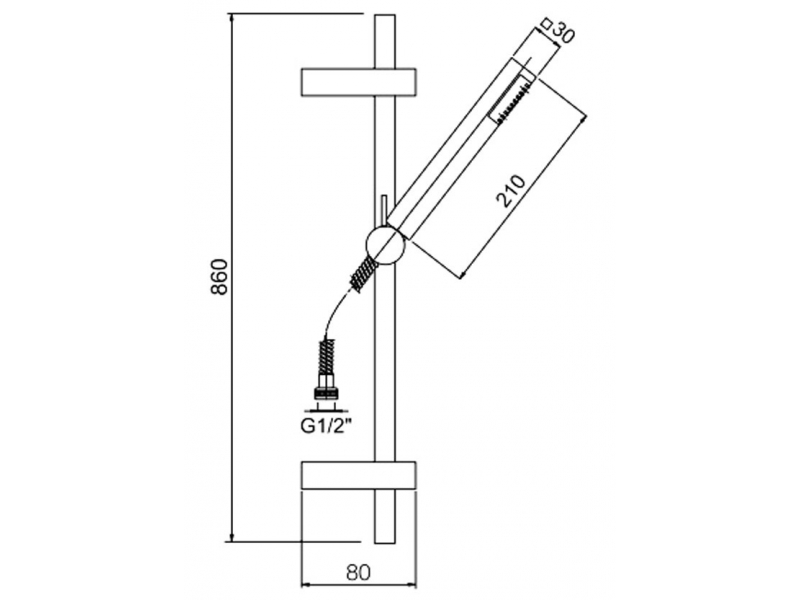 Купить Душевой гарнитур Fima Carlo Frattini Zeta F2218CR