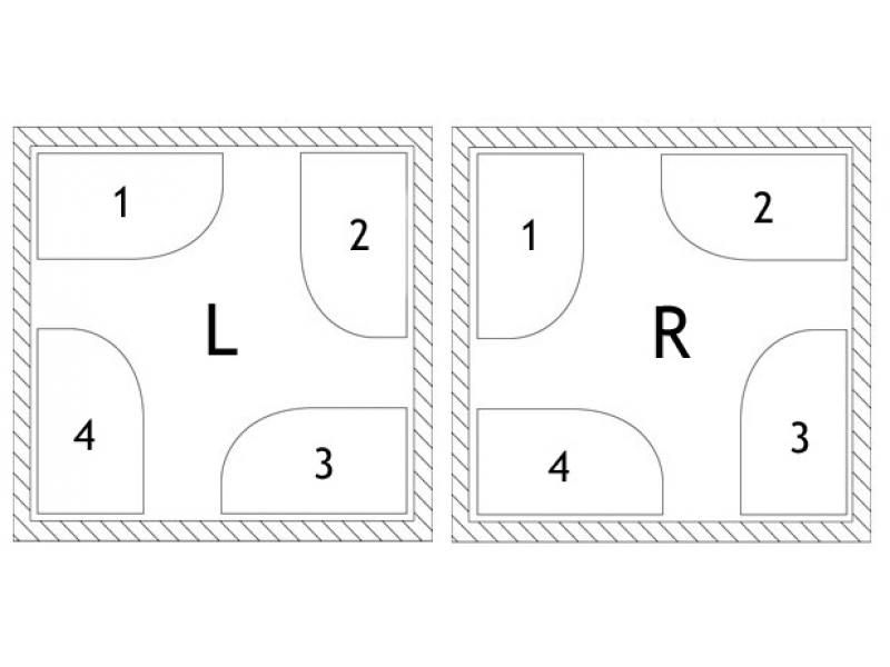 Купить Акриловая ванна Aquanet Jersey 170x90, 002039 L/R (203988/203989)