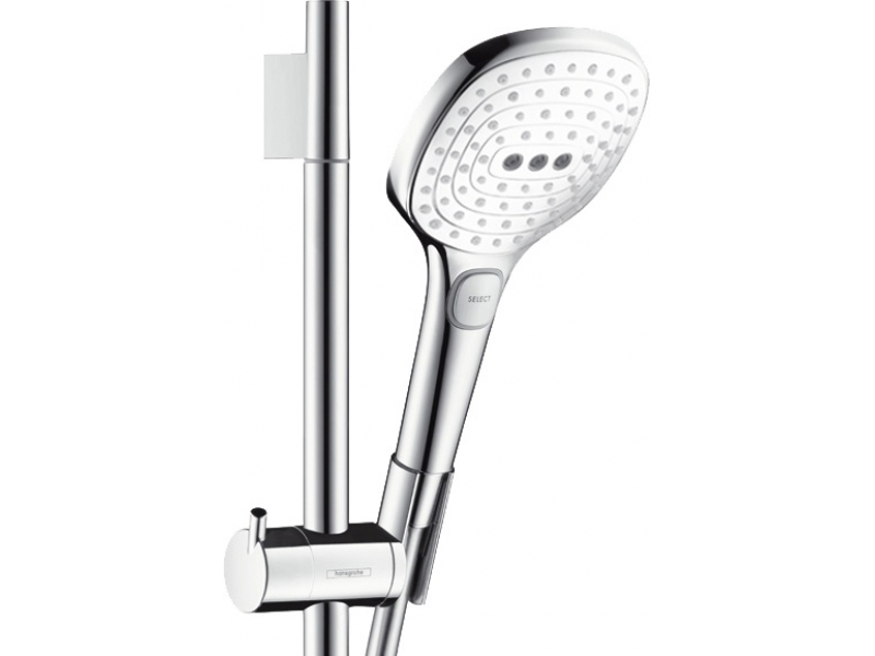 Купить Ручной душ Hansgrohe 26520400 Raindance Select E120 3jet, 12 см, 3 режима лейки, белый хром