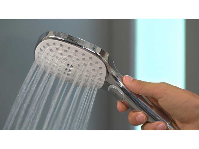 Купить Ручной душ Hansgrohe 26520400 Raindance Select E120 3jet, 12 см, 3 режима лейки, белый хром