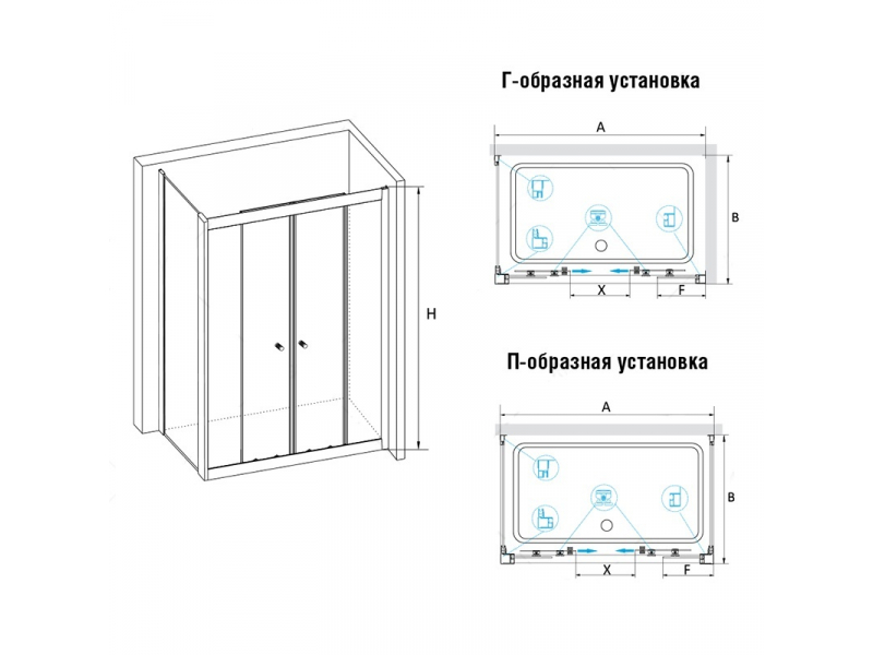 Купить Душевой уголок RGW CL-43, 040943169-11, 160 х 90 x 185 см, дверь раздвижная, стекло прозрачное, хром