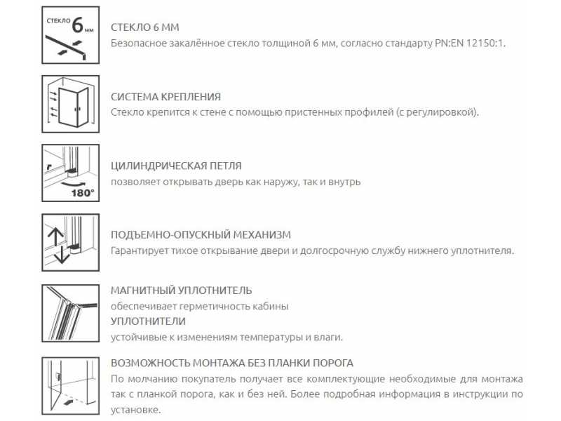 Купить Душевой уголок Radaway Nes Black KDJ I Factory, 100 x 75 см, правая дверь, стекло Factory, профиль черный