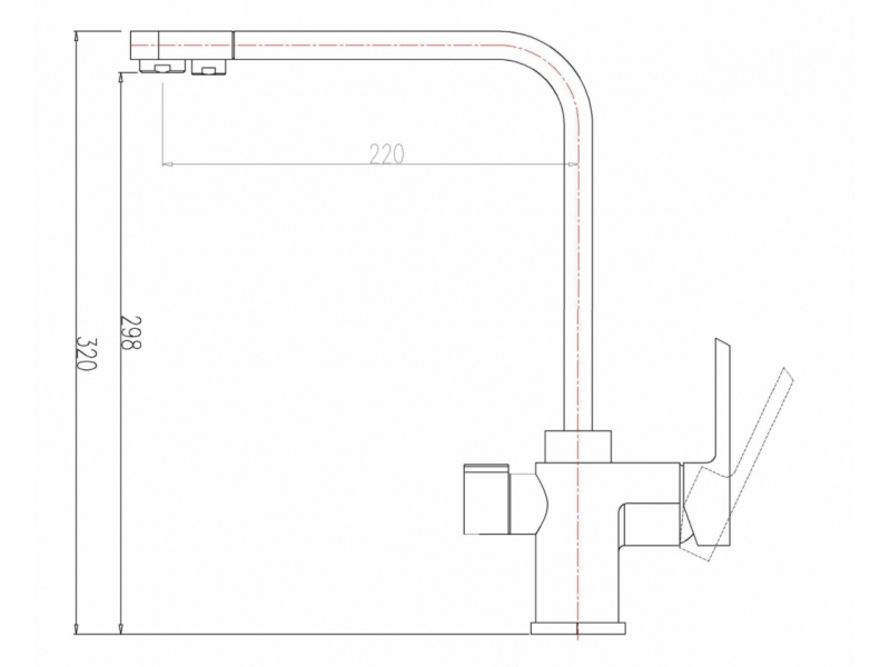 Купить Смеситель Zorg Clean Water ZR 334 YF-WHITE для кухни под фильтр, цвет белый