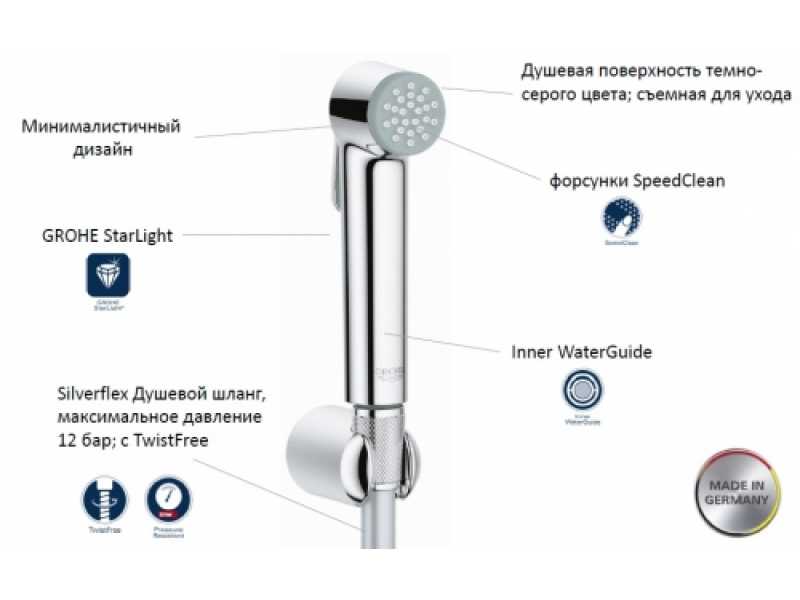 Купить Гигиенический душ Grohe Trigger Spray 27513001