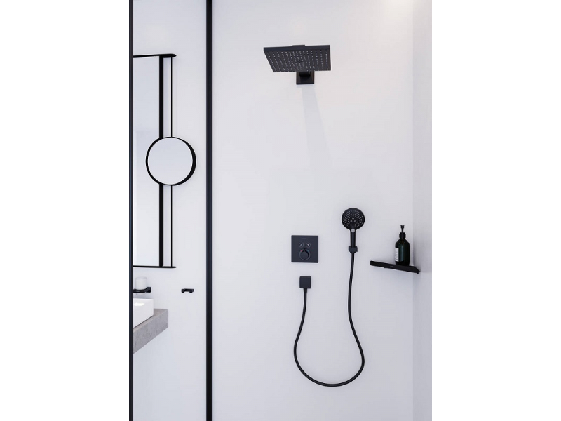 Купить Крючок двойной Hansgrohe AddStoris, черный матовый, 41755670