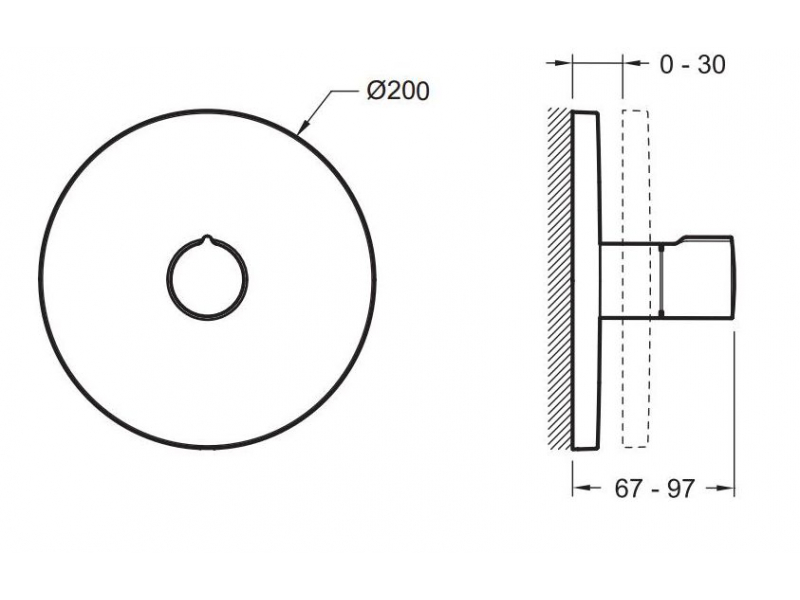 Купить Переключатель потоков Jacob Delafon Modulo Round E98735-CP (E19302-CP) на три потребителя