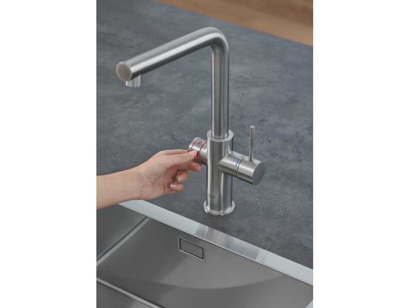 Купить Смеситель Grohe Red II Duo 30327DC1 для кухонной мойки, с водонагревателем