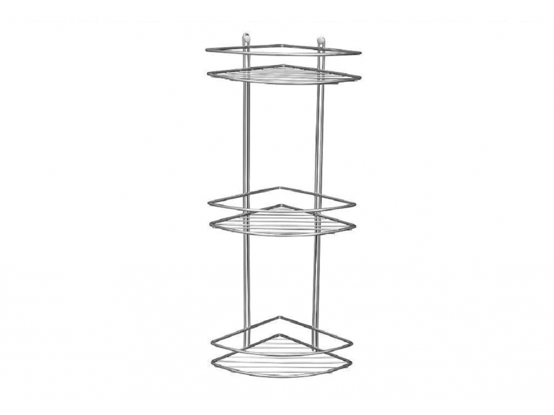 Купить Полочка Aquanet П3262, 20 см, трехъярусная, угловая