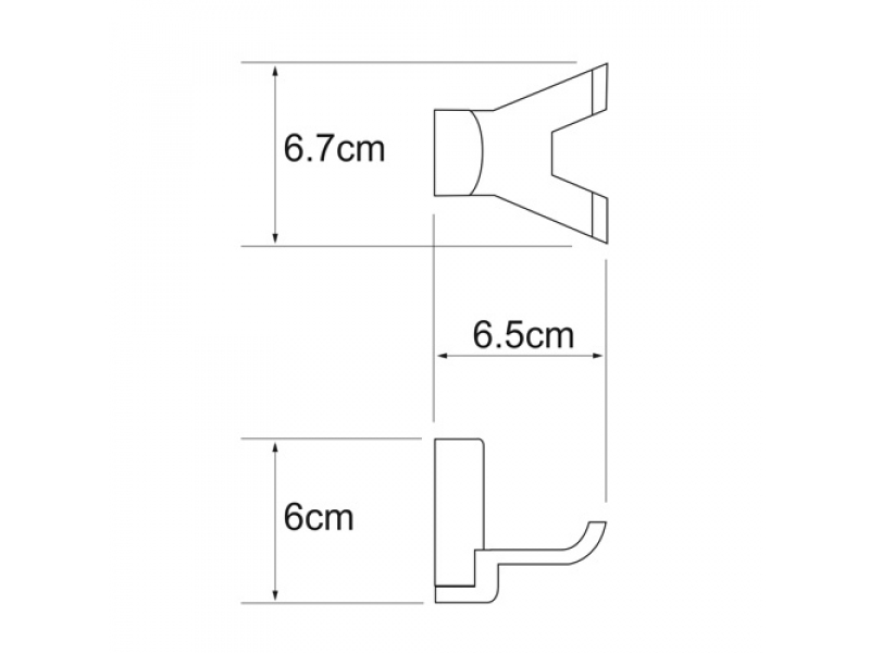 Купить Крючок WasserKRAFT Leine K-5023D, двойной