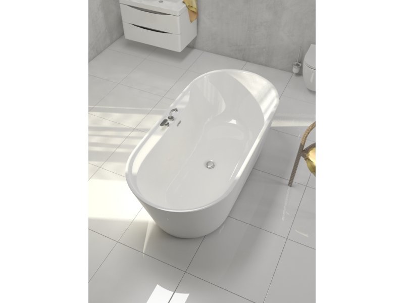 Купить Ванна акриловая BelBagno BB14, 180 х 85 см