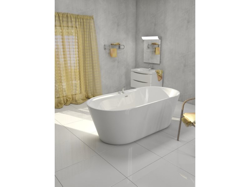 Купить Ванна акриловая BelBagno BB14, 180 х 85 см