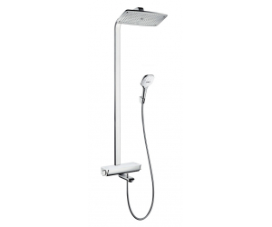 Душевая система Hansgrohe Raindance E 360 Showerpipe 1jet 27113400, белый/хром