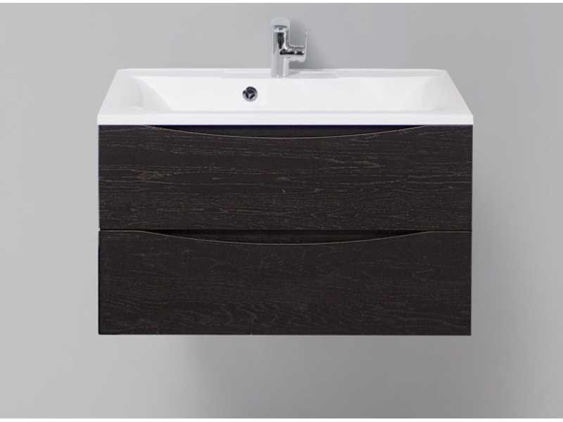 Купить Тумба под раковину BelBagno Marino MARINO-800-2C-SO-RCA-P, 80 х 45 х 55 см, Rovere Cioccolato Amaro - коричневый темный