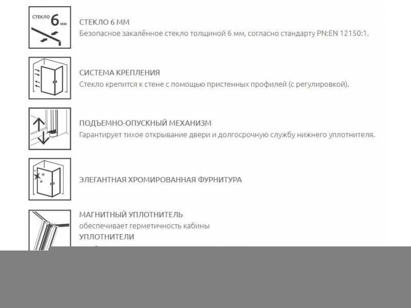 Купить Душевой уголок Radaway Almatea KDJ 90 х 80 х 195 см, стекло графит, профиль хром, L/R