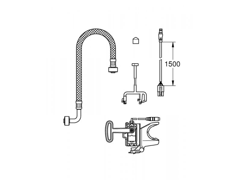 Купить Инсталляция Grohe с безободковым унитазом Sensia Arena, 120172, с функцией биде, клавиша цвет хром глянцевый, комплект